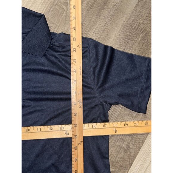 UltraClub Cool & Dry Navy Polo Shirt XS  Ladies 100% Polyester - Picture 6 of 6